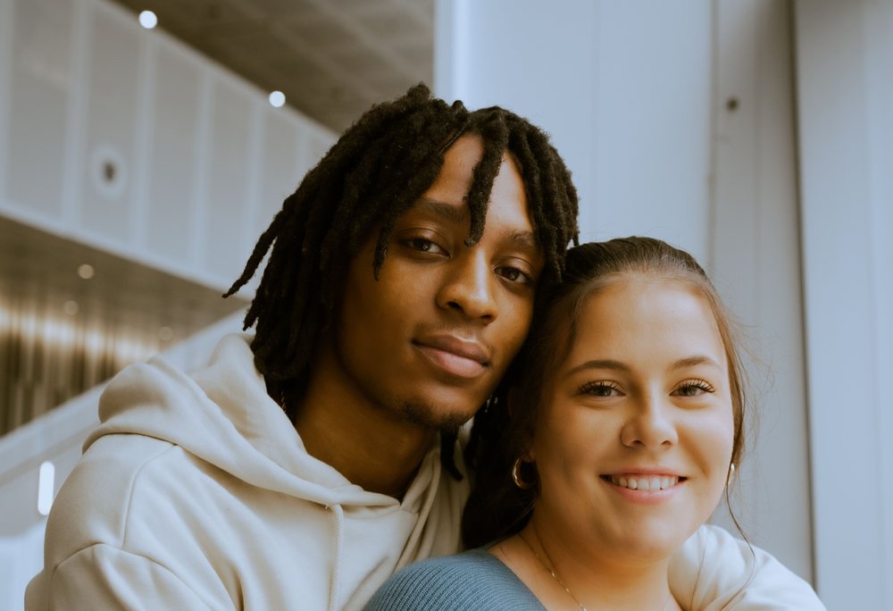 Couple ayant trouvé l'amour sur Afric'Amour